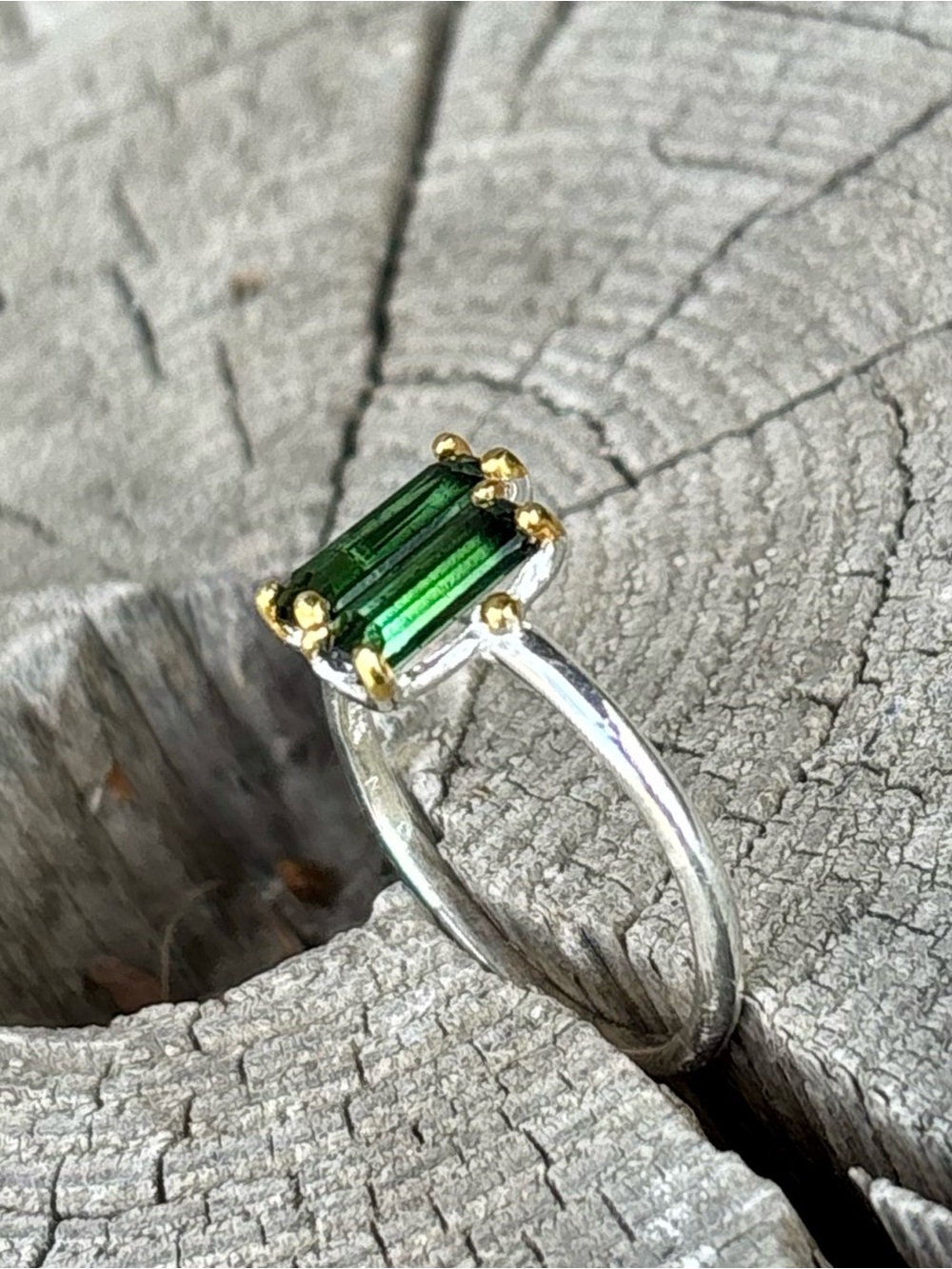 ! Green Tourmaline Ring - Picture 14 of 15
